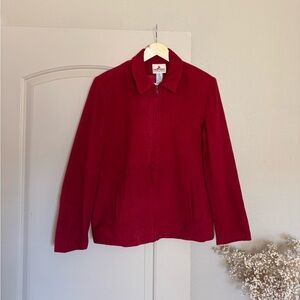 Crazy Horse | Women's Red Wool Blend Jacket | Size Small